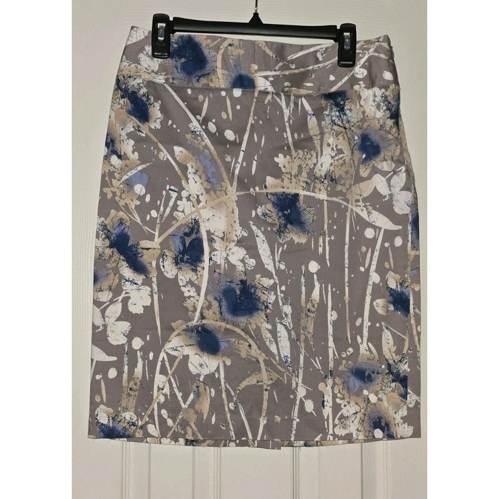 Women's Almafi Floral Print Knee Length Pencil Skirt Business Work Office